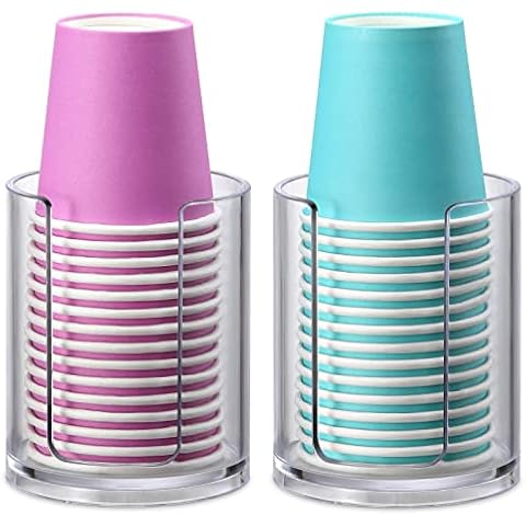 Bathroom Cup Dispenser with U-shaped Notch Design Cover