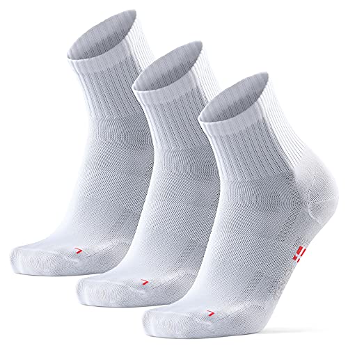 Image of DANISH ENDURANCE Quarter Athletic Socks - Breathable Fast-Dry Running & Gym Workout Socks for Men & Women, 3 & 5-Pack