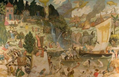 DÉcoration Murale 60x90cm Peintures Il Giardino Dei Giochi Tableaux Modernes