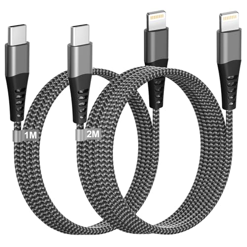 Ya en manzanajugosa.com: Cable USB C a Lightning 1M+2M, Cable iPhone USB C Certificado MFi Apple Cable iPhone Carga Rápida Nylon Cable Lightning Tipo C iPad Cable Cargador Carga Rapida para Apple iPhone 14 Pro/13/12/11/X/XR