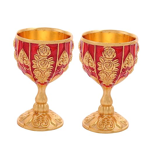 LABRIMP Copa De Vino De Boda De Aleación De Zinc Copas De Vino Pequeño Decorativo