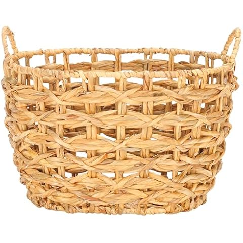 SAFAVIEH Langdon Water Hyacinth Baskets Cover
