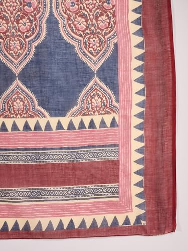 Image of Stylum Women's Solid Cotton Kurta Pant Dupatta Set