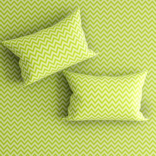 Image of Wakefit 100% Cotton 160 TC Flat Printed Bedsheet, Amelia Queen Size (100x90 Inches) / (2.54m*2.29m) with 2 Pillow Covers Amelia, Double