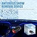 Advanced Electromagnetic Antifreeze Snow Removal Device for Car, Automatic De-Icing with Temperature Detection, Lithium Battery Powered