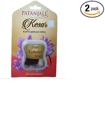 Patanjali Saffron Kesar 1gm - Pack of 2 - image, photos