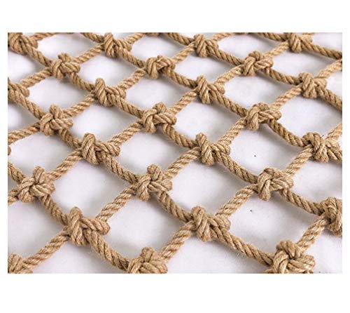 Filet de sécurité en corde de chanvre naturelle haute résistance de 1x3m