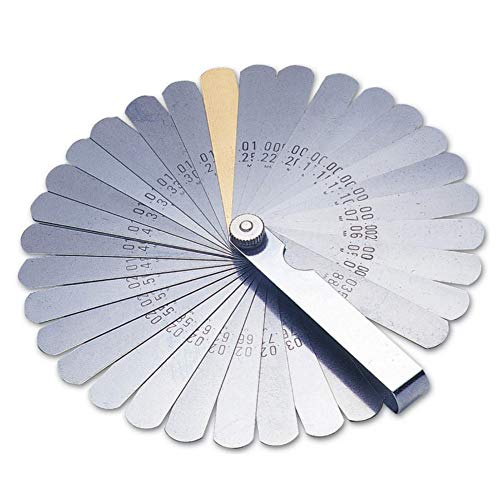 Henniu Kit de ferramentas de medição para guitarra Luthier Set Régua Understring Radius Gauge Guitar