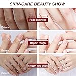 Moisturizing Hand Mask Glove with Niacinamide and Goat Milk 5 pack, Hydrating Hand Masks for Dry Cracked Hands, Hand Mask Gloves for Soft and Smooth Touch Hands, Remove Dead Skin, Rough Skin - Image 2