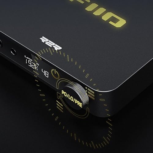 《ロゴ入りクロスプレゼント》FIIO DAC内蔵 ヘッドホンアンプ K11 R2R ブラック (FIO-K11R-B) 24bit R2R