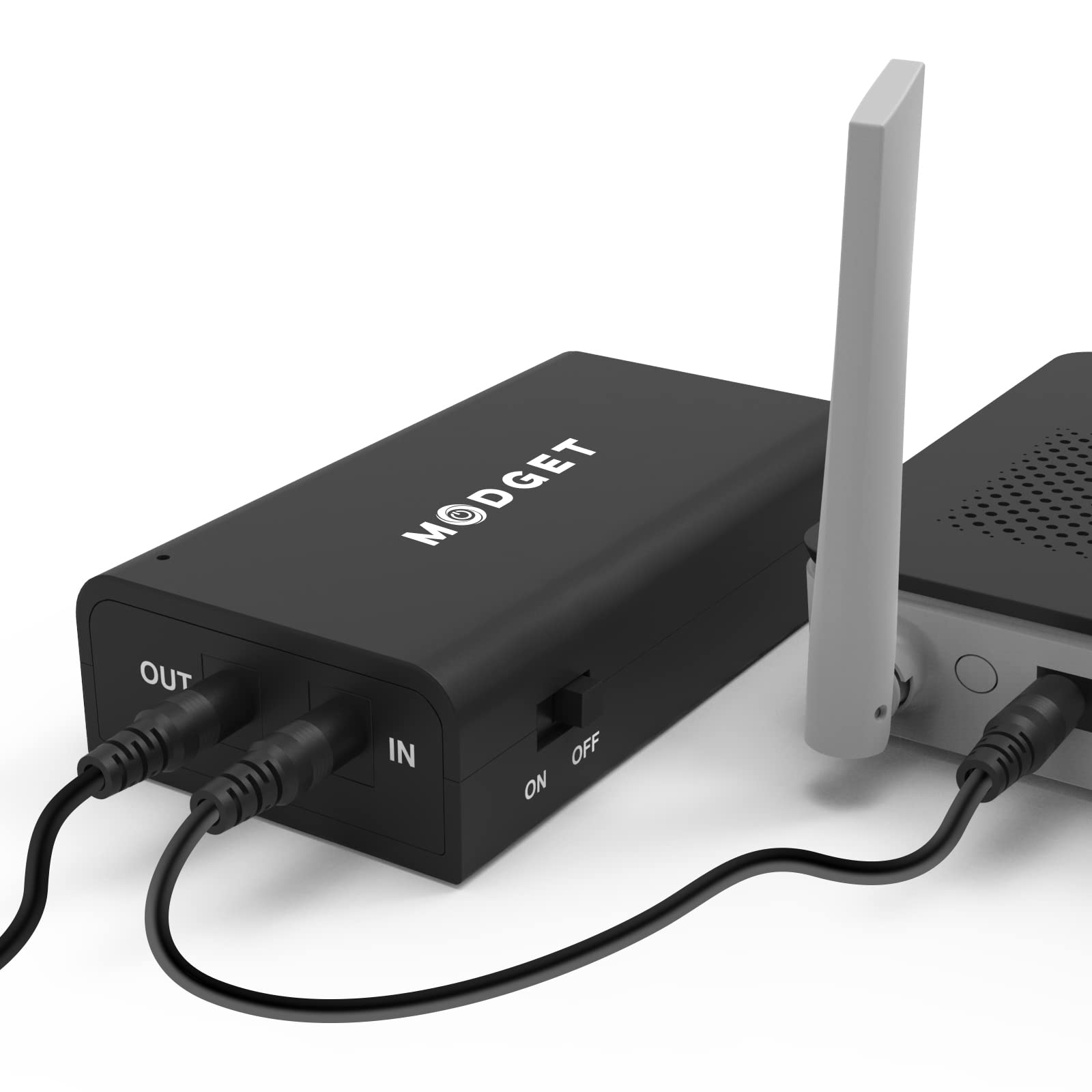 MODGET Insta120 120V UPS Power Backup for WiFi Router - Black