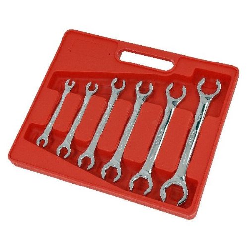 NEILSEN TOOLS Ct1424 6 Piece Flare Nut Wrench Brake Line Spanner Set