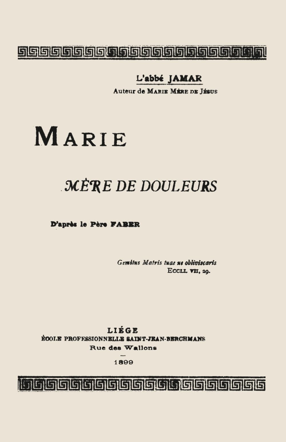 Marie mère de douleurs