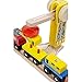 Melissa & Doug- Wooden Railway Set Conjunto Ferroviario de Madera, Multicolor (701)...