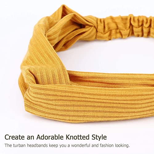 Dreshow 16 Pack Turban Headbands For Women Elastic Back Twisted Hair Bands Face Vintage Cross Head Wrap Hair Accessories #TOP5