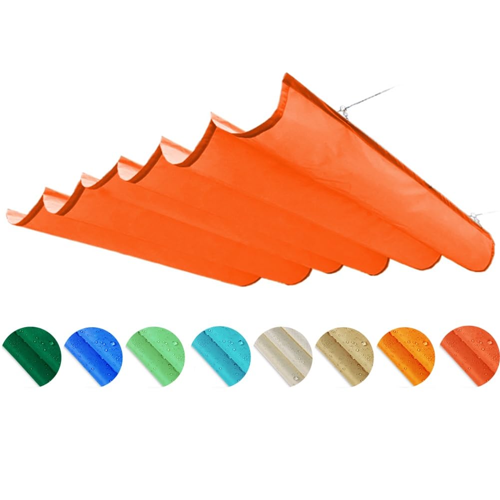 Voile d'ombrage imperméable de rechange haut de gamme avec kit de montage pergola