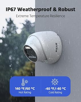 ANNKE 2MP Security Camera System, 8CH 4K DVR Recorder with AI Motion Detection, 8X 1080P (19201080) Add-on Wired Turret White Cams with Smart Dual Light, IP67, Compatible with Alexa, 6TB Hard Drive