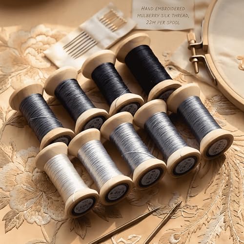 Image of Natural 100% Mulberry Handmade Embroidery Silk Thread Silk Floss (22)