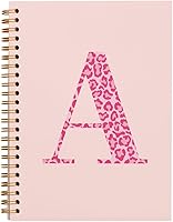 Vista 159 de Bnwepo Initial Leopard Letter T Notebook Journal, Preppy Bow Monogrammed Monogram Gifts for Women, Monogram Notebook Journal, Personalized Notebook