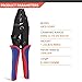 HKS Crimping Tool for Sleeves Ferrule Terminals & Pin Cord End- Ratcheting Wire Crimpers - AWG 3-1/0 (25-50mm²) - Ratchet Terminal Crimper - Electrical Crimping Tool