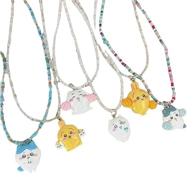 ちいかわ アクセサリー 汚れあり Amazon.co.jp: [マジィ] ハチワレ ちいかわ うさぎ ネックレス