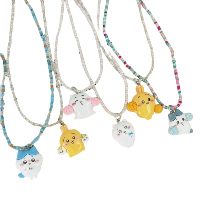 Amazon.co.jp: [マジィ] ハチワレ ちいかわ うさぎ ネックレス