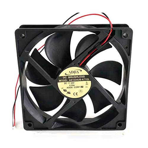 N / A Portable Cooling Fan for ADDA AD1224UB-A71GL 12025 DC24V 0.25A 12CM Cooling Fan