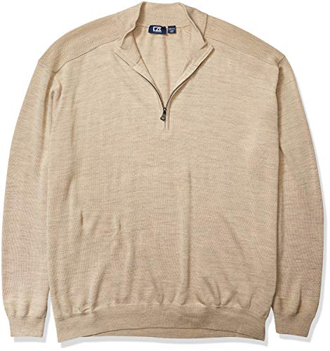 Cutter & Buck Men's Douglas Quarter-Zip Sweater