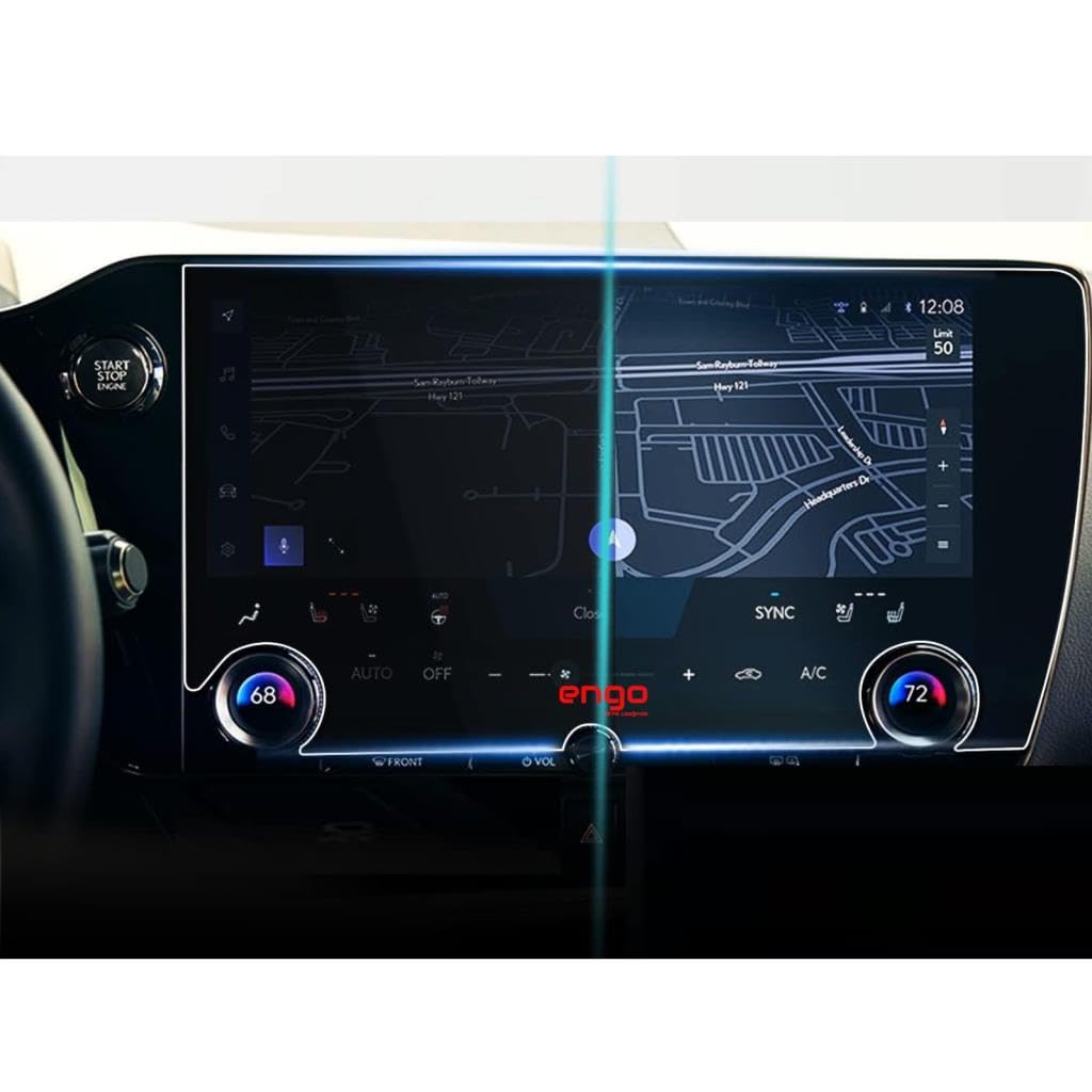 Engo Lexus Lm 14 İnç İle Uyumlu Ekran Koruyucu Multimedya Nano Parlak Şeffaf