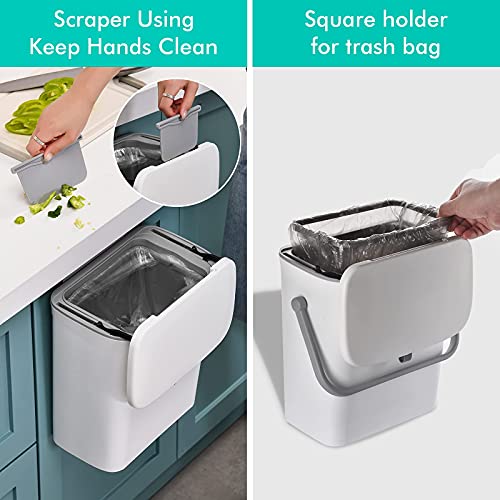Caneca de basura colgante 2 unidades 2.4 gal kitchen miniatura 7