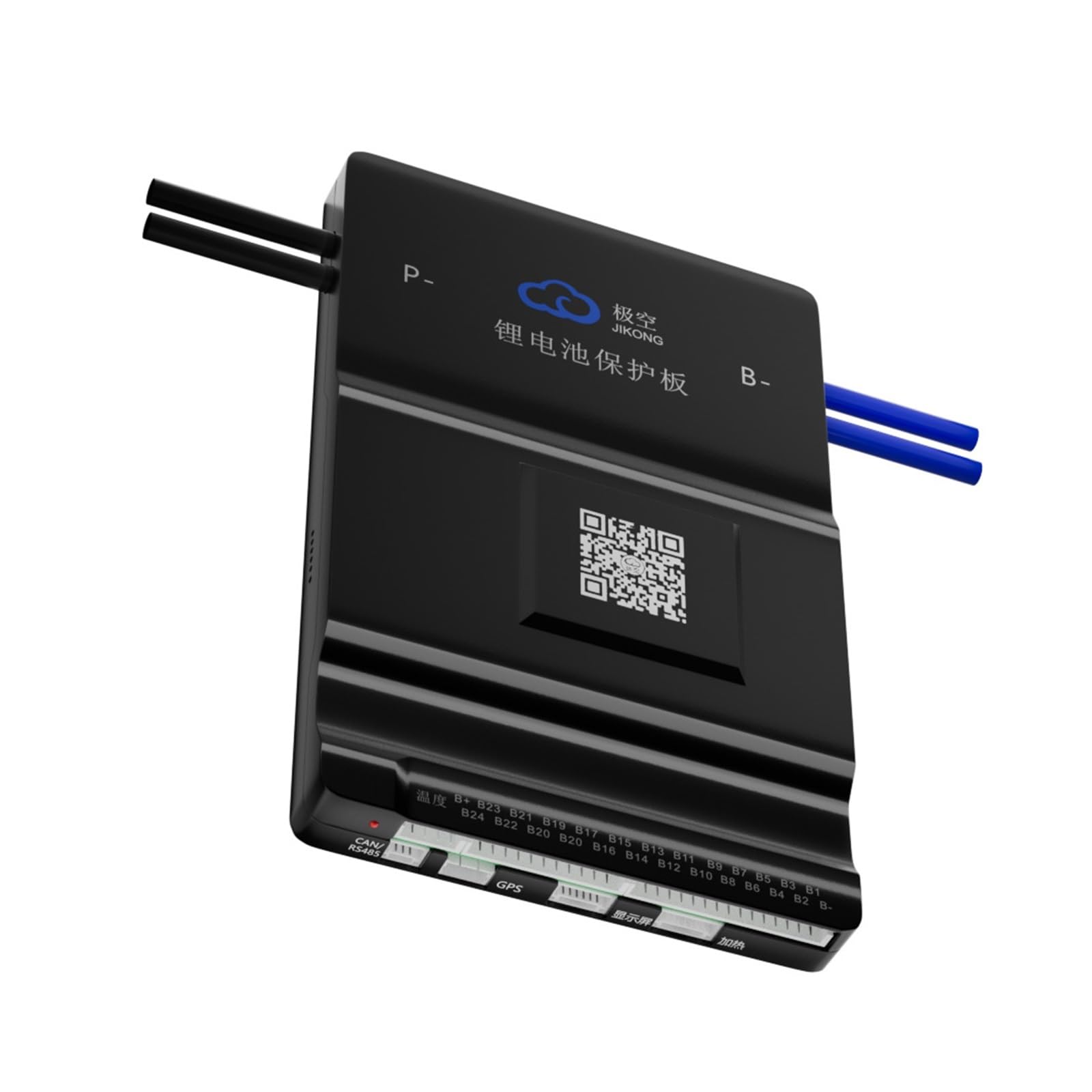 JK BMS 0,6 A 1 A 2 A Corrente di bilanciamento Attivo 100 A 200 A Carica Batteria al Litio 7S ~ 24S LiFePo4 Sistema di Gestione BMS Intelligente(B2A24S20P-HC)