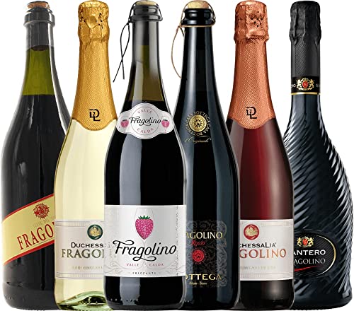 Fragolino - Topseller aus Italien fruchtiger Perlwein | fruchtig-frischer Fragolino aus Italien 6er Kennenlernpaket mit VINELLO.weinausgießer