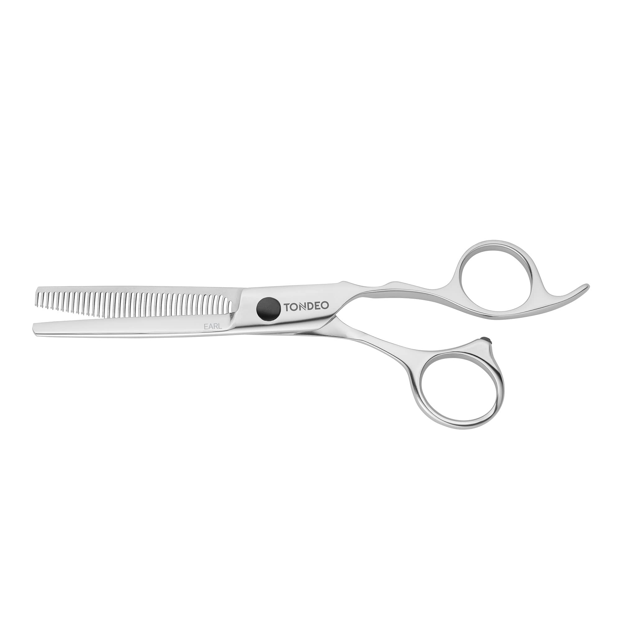 TONDEO EARL Offset - Tijeras de entresacar de peluquería (6,0 pulgadas, 38 dientes de entresacar)