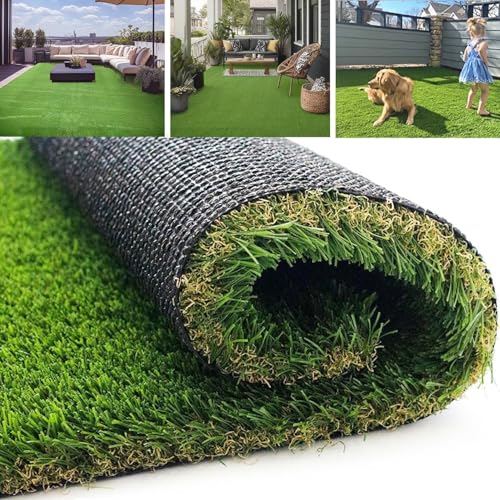 Ultrathick 1.77" Artificial Grass Rug 4x7FT – Realistic Dense Turf