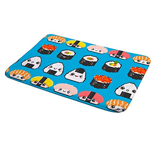 Tapis de salle de bain lavable en machine à mémoire