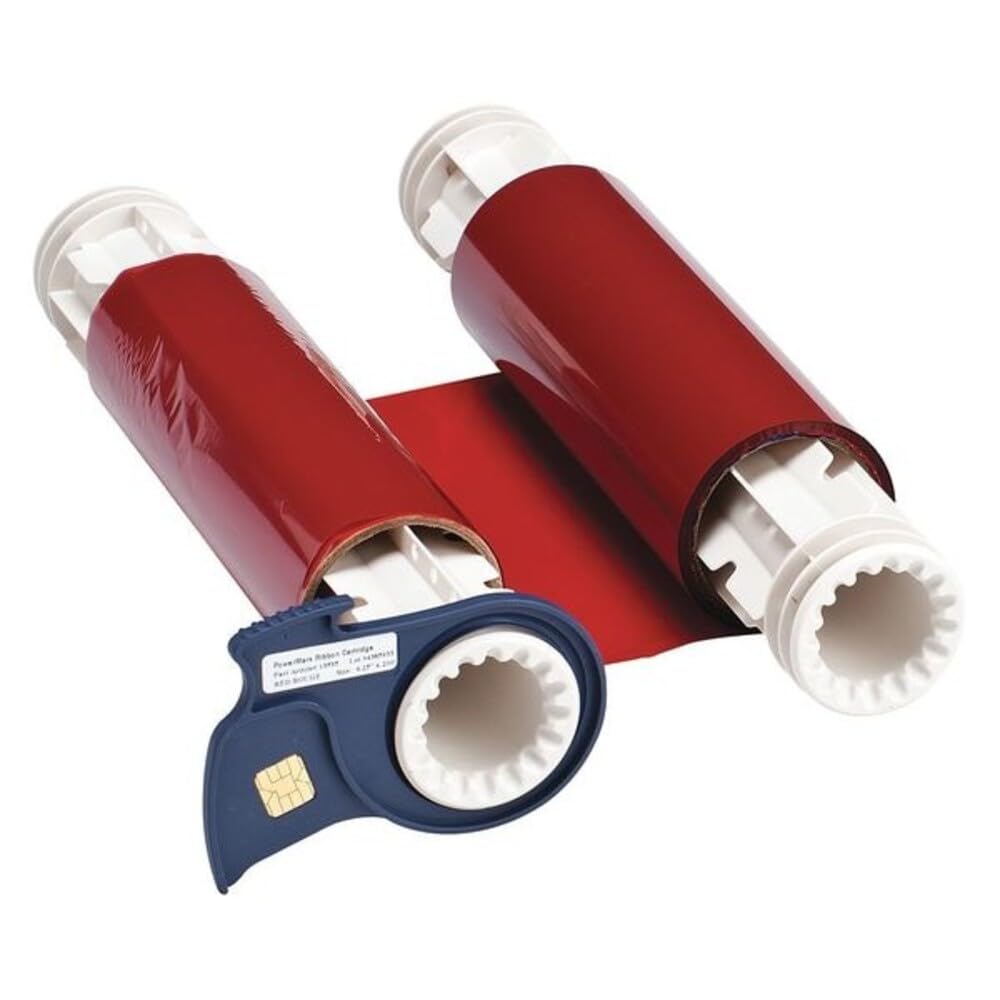 Brady 13595 nastro termico 60,96 m Rosso - Nastri termici (60,96 m, 15,9 cm, Rosso, PowerMark, BBP85)