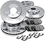 R1 Concepts Front Rear Brakes and Rotors Kit |Front Rear Brake Pads| Brake Rotors and Pads| Ceramic Brake Pads and Rotors |Hardware Kit|fits 2016-2021 Hyundai Tucson, 2017-2020 Kia Sportage