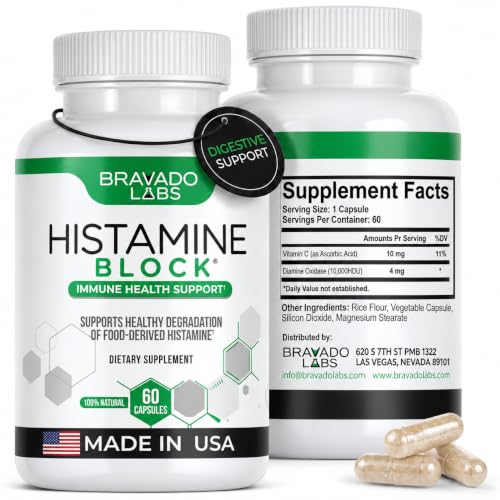 DAO Enzyme Histamine Blocker Supplements with...