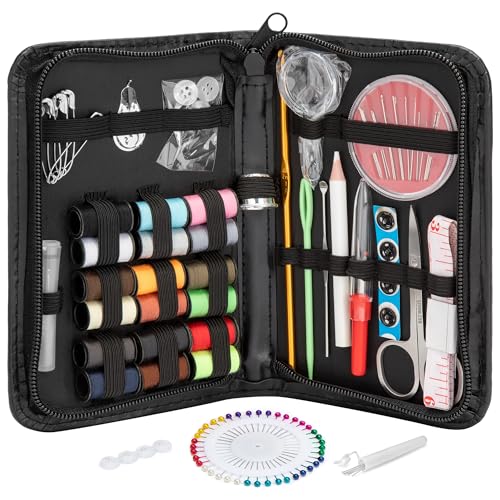 KEYHOT Sewing kit Basic,Needle and Thread Kit,Travel Small Sewing Machine