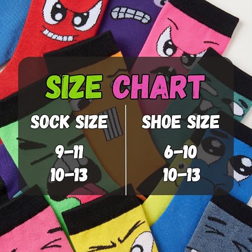 Image of Tipi Toe Women's Fun Patterned Dress Socks, 12-Pack Lightweight Colorful Crew Socks, Casual Novelty Assorted Designs