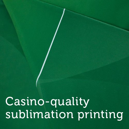 Brybelly Sublimation Poker Table Felt For Casino Quality Tables, Green #TOP3