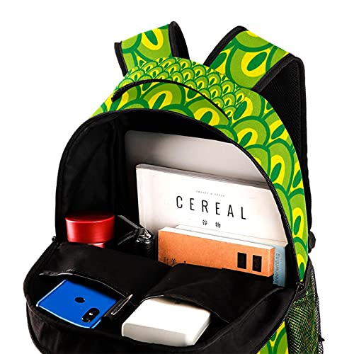 Sac à dos de voyage vert avec porte-bouteille Medium - 4