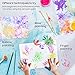 ARTEZA Acrylic Pouring Paint Set – 4 Aqua Tones, 4 Fluid Ounce Bottles, Pre-Mixed Acrylic Paint for Canvas, Wood, Paper, Glass and Art Projects