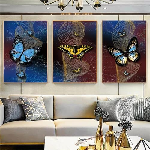 Impressions d'art abstraites sur toile pour un salon moderne et chaleureux