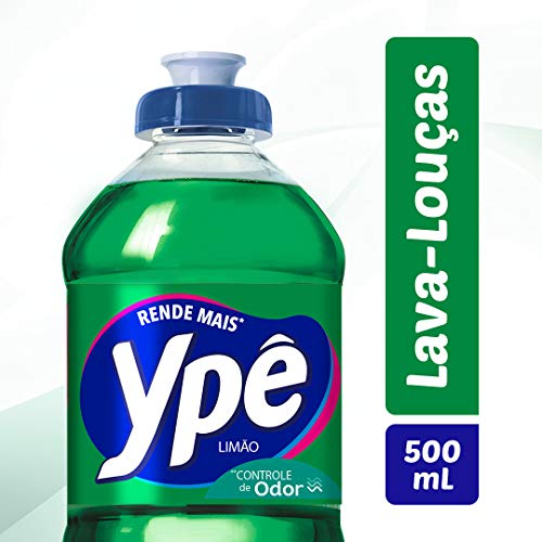 Lava Louças Ypê Limão 500Ml, Ypê, Verde