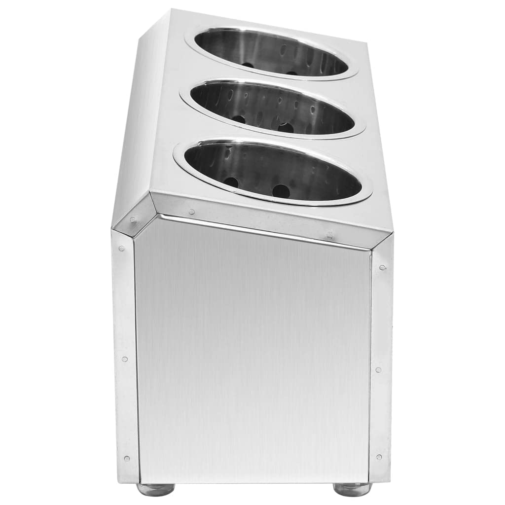 Generisch Besteckbehälter 3 Fächer Rechteckig Edelstahl,Heim & Garten,Küche & Esszimmer,Küchenhelfer & -utensilien,Küchenorganizer,Besteckkästen-51226