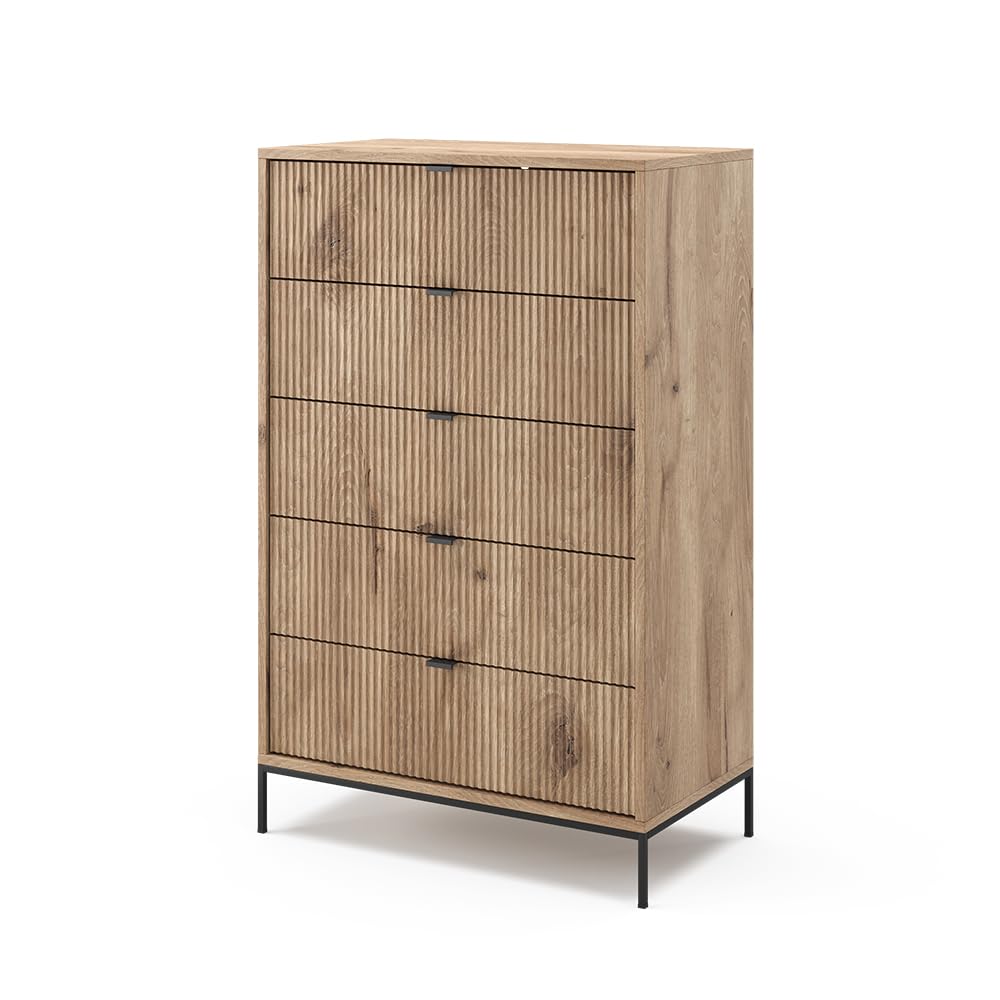 Vicco Cassettiera Eliza, Quercia vichinga, 76 x 120 cm