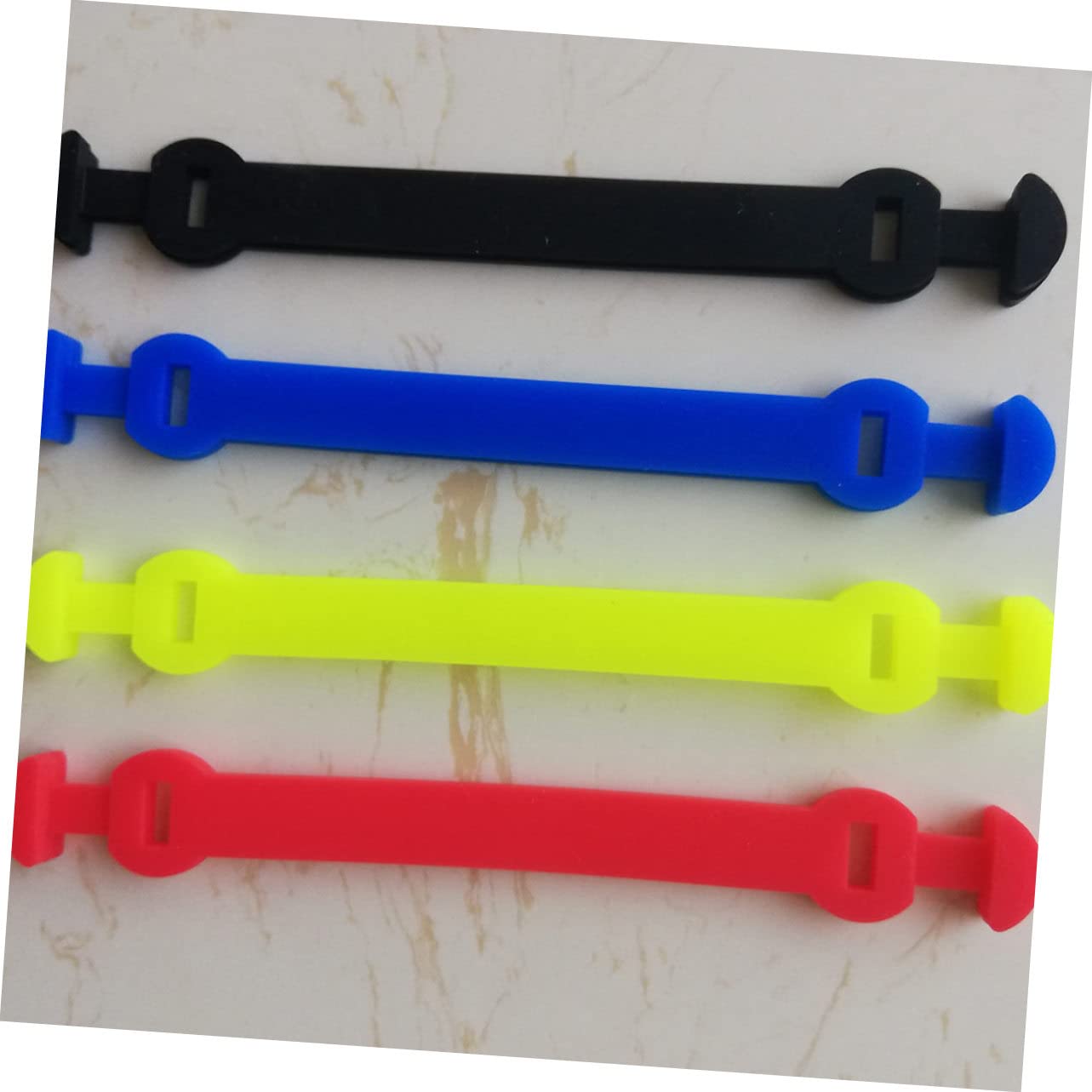 Heanvmyss Lot De 8 Amortisseurs De Vibrations En Silicone, Forme Pneu, 4 Couleurs, Pour Raquette De Tennis, Protection Coude