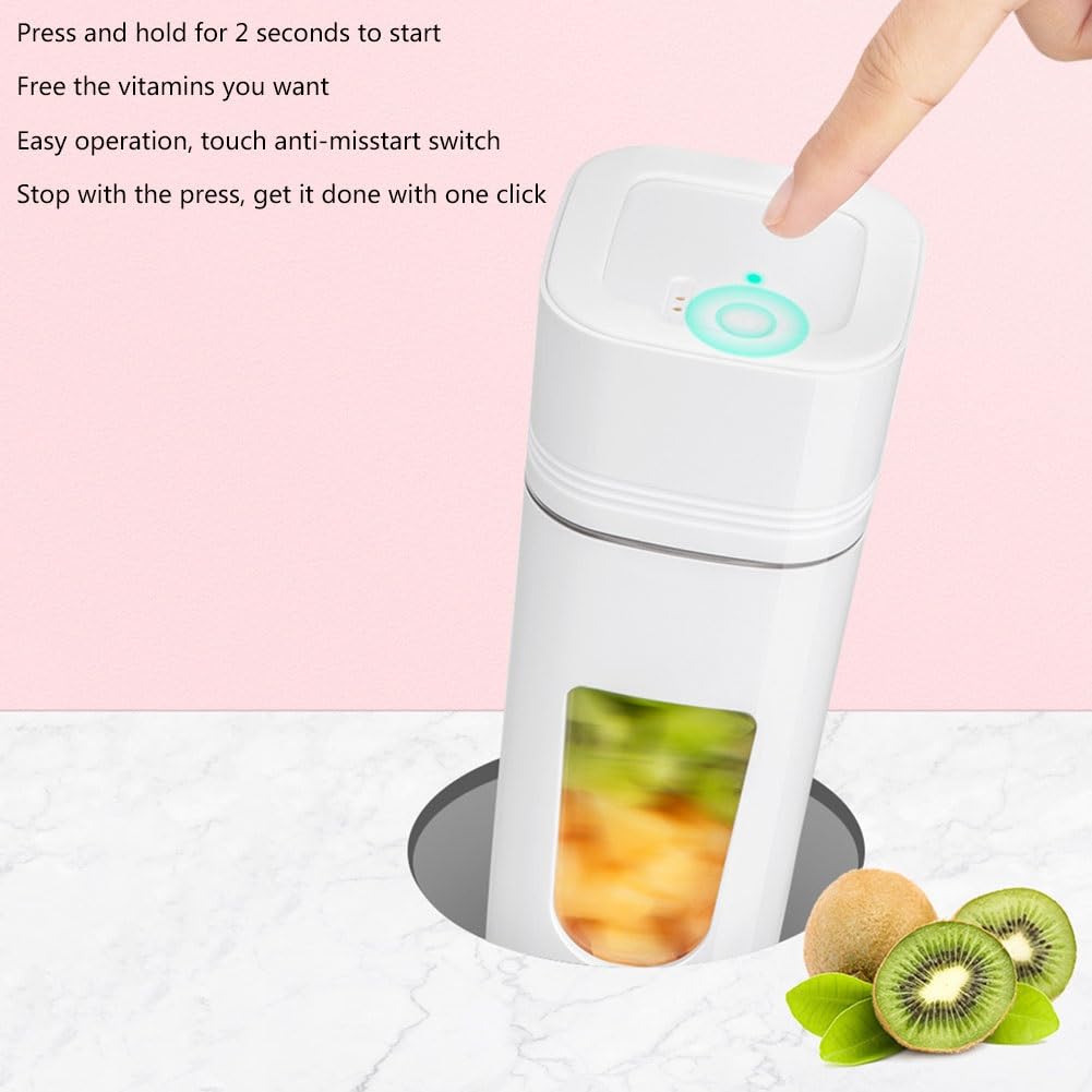 Frullatore Mini Milkshakes Smoothie Shake Mixer Frullatore Per Smoothie Di Frutta Shake Montato Frullatore Smoothie USB Con Bottiglia Tritan Da 350 Ml Per Ghiaccio Tritato, Gaspachos, Composte, Frutta