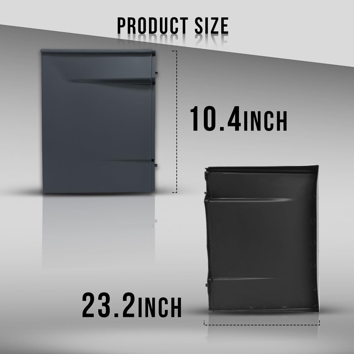 Rear Fairing Panel Compatible with 2008-2017 Freightliner Cascadia Rear Side Fairing Left Driver Side